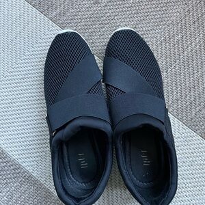 J. Jill Black Mesh Slip-On Sneakers